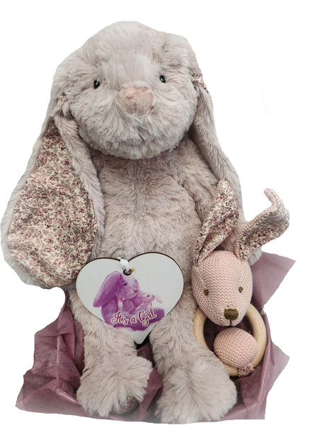 Baby girl Bunny Gift bag