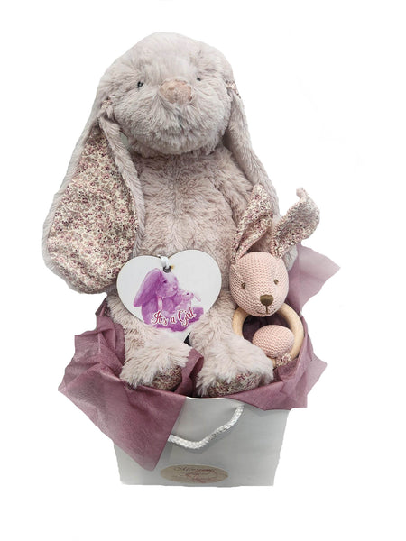 Baby girl Bunny Gift bag