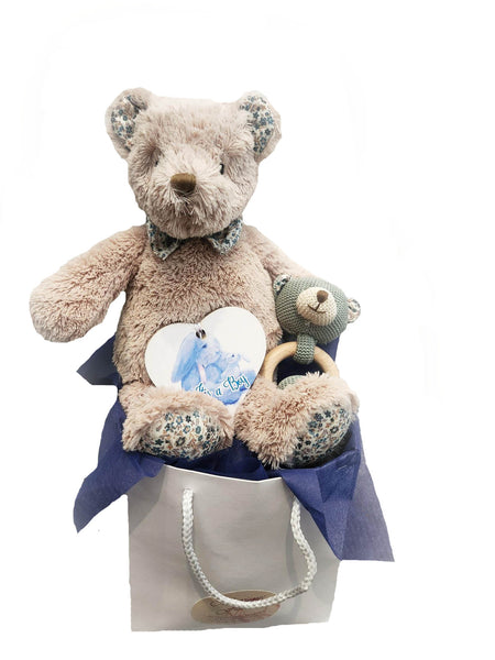 Baby Boy Teddy bear Gift Bag