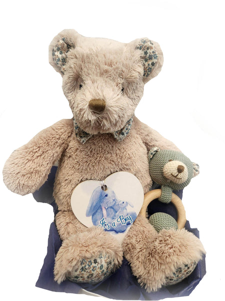 Baby Boy Teddy bear Gift Bag