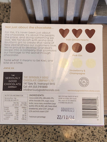 The Seriously good chocolate company 126g