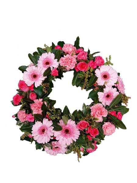 Shades of pink Wreath