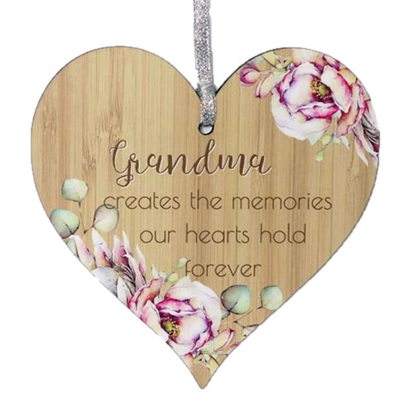 Bunch of Joy Hanging Heart - Angel, Aunty, Believe, Friends, Family, Home, Mum, Nanna, Sister