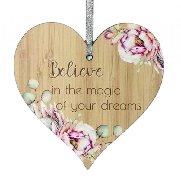 Bunch of Joy Hanging Heart - Angel, Aunty, Believe, Friends, Family, Home, Mum, Nanna, Sister