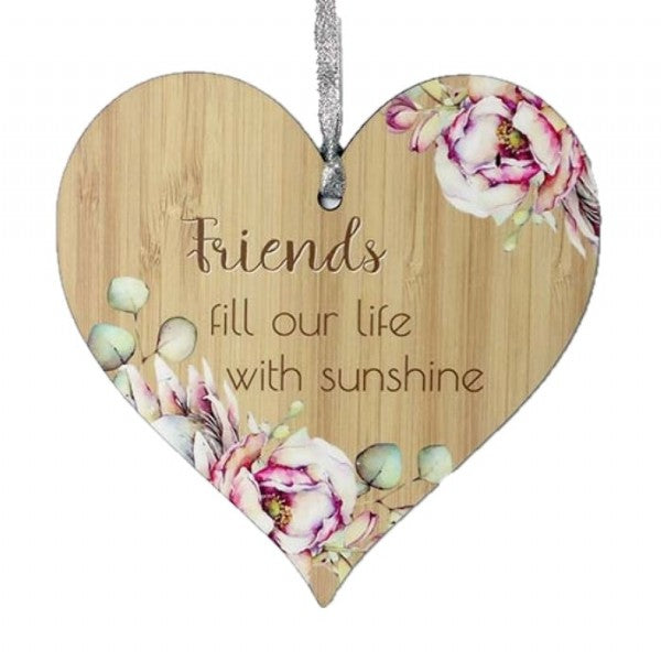 Bunch of Joy Hanging Heart - Angel, Aunty, Believe, Friends, Family, Home, Mum, Nanna, Sister